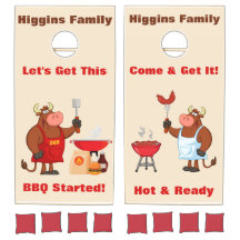 Custom GRILLEN Bash Cornhole Game Set