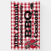Custom GRILLEN Cook Off Backyard Picnic Banner (Vertikal)