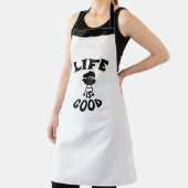 Custom GRILLEN Lover Griller Vater Mama Das Leben Schürze (InSitu)