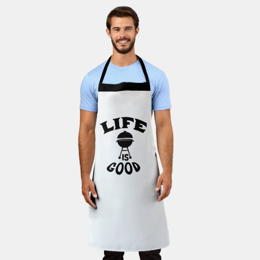 Custom GRILLEN Lover Griller Vater Mama Das Leben Schürze (Getragen)