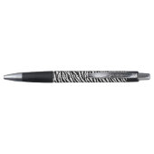 Custom Grip Ink Pen-Emmy-Zebra Print Kugelschreiber (Rückseite)
