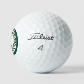 Custom Groom’s "Game Over" Junggesellenabschied Golfball (Logo)