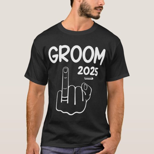 Custom Groom Shirt - Funny Bachelor Party T-Shirt (Vorderseite)