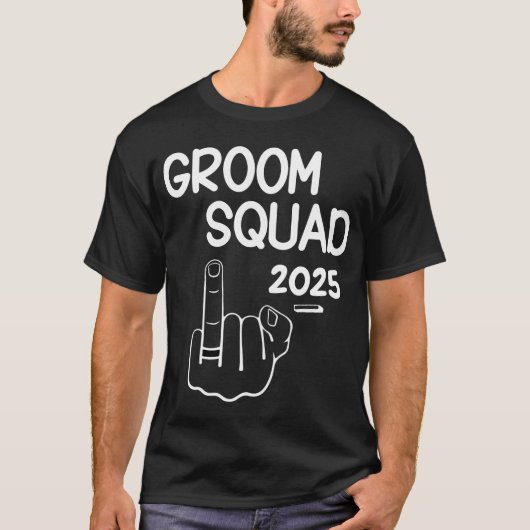 Custom Groom Squad Shirt - Funny Bachelor Party (Vorderseite)