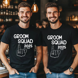 Custom Groom Squad Shirt - Funny Bachelor Party