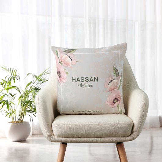 Custom Groom Wedding Throw Kissen - Kissen