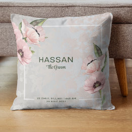 Custom Groom Wedding Throw Kissen - Kissen