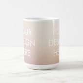 Custom Groovy Gradient Coffee Tasse (Mittel)
