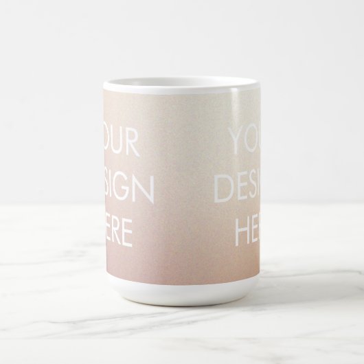 Custom Groovy Gradient Coffee Tasse (Mittel)