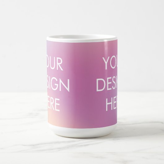Custom Groovy Gradient Coffee Tasse (Mittel)