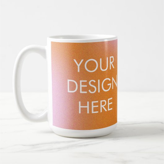Custom Groovy Gradient Coffee Tasse (Links)