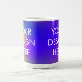 Custom Groovy Gradient Coffee Tasse (Mittel)