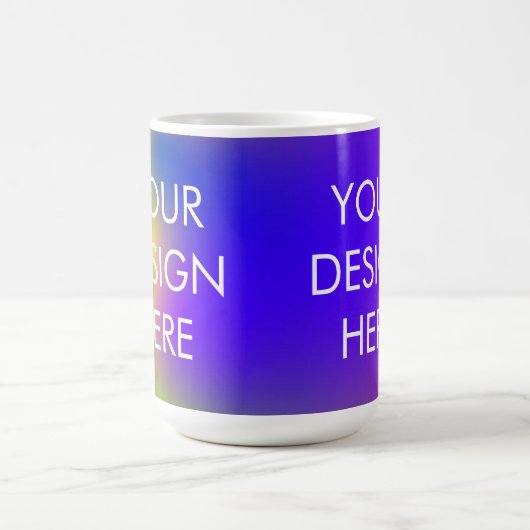 Custom Groovy Gradient Coffee Tasse (Mittel)