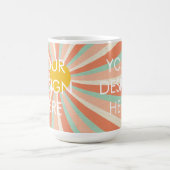 Custom Groovy Gradient Coffee Tasse (Mittel)