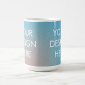 Custom Groovy Gradient Coffee Tasse (Mittel)
