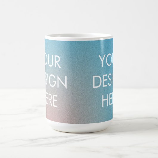 Custom Groovy Gradient Coffee Tasse (Mittel)