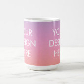 Custom Groovy Gradient Coffee Tasse (Mittel)