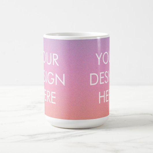 Custom Groovy Gradient Coffee Tasse (Mittel)