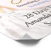 CUSTOM-GRÖSSE - Brautparty-Zeichen Poster (Ecke)