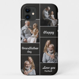 Custom Großeltern Day Fotos iPhone Case