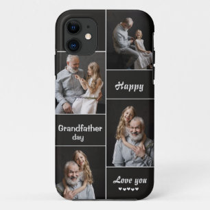 Custom Großeltern Day Fotos iPhone Case