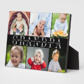 Custom Großkinder FotoCollage Fotoplatte (Seite)