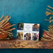 Custom Großvater Vatertag FotoCollage Fotoplatte (Seite)