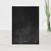 Custom Grunge Birthday Card Karte (Rückseite)
