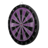 Custom Grunge Purple Game Dartscheibe (Vorderseite rechts)