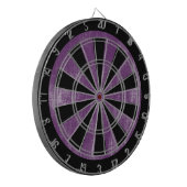 Custom Grunge Purple Game Dartscheibe (Vorderseite Links)