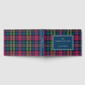 Custom Guest Book Gingham Style Vacation Rentals Gästebuch (Voll)