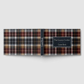 Custom Guest Book Gingham Style Vacation Rentals Gästebuch (Voll)