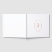 Custom Guest Book, Wedury Luxury custom, Oval De Gästebuch (Voll)