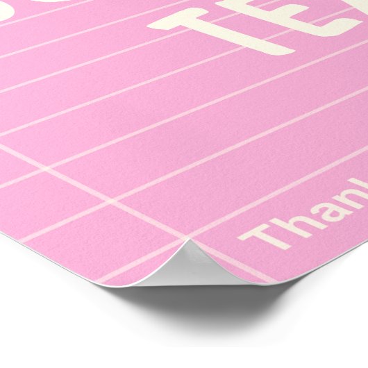 Custom Guest Karo Kitchen Wall Art Poster (Ecke)