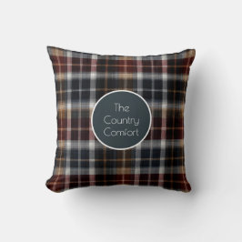 Custom Guest Throw Pillow Gingham Vacation Rentals Kissen
