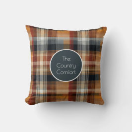 Custom Guest Throw Pillow Gingham Vacation Rentals Kissen