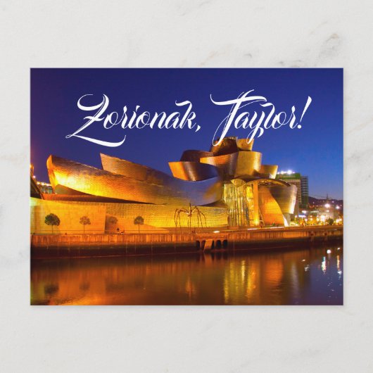 Custom, Guggenheim Bilbao Museum, Euskadi, Spanien Postkarte (Vorderseite)