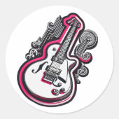 Custom Guitar Stickers (Vorderseite)