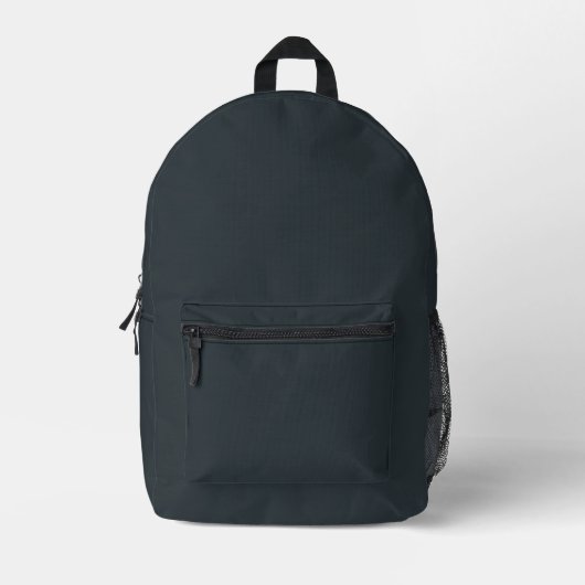 Custom Gunmetal Gray Backpack - Bulk Orders Bedruckter Rucksack (Vorderseite)