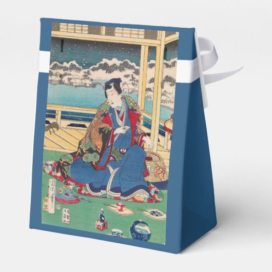 Custom-Günstige Box für japanische Kunst Geschenkschachtel (Rückseite)