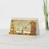 Custom. Gustav Klimt. Baum des Lebens. Karte (Vorderseite)