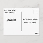 Custom. Gustav Klimt. Baum des Lebens. Postkarte (Rückseite)