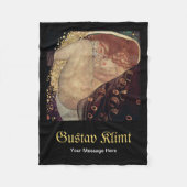 Custom Gustav Klimt Danae berühmtes Malgeschenk Fleecedecke (Vorderseite)