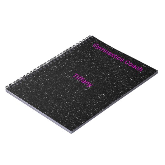 Custom Gymnastic Coach Notebook Notizblock (Linke Seite)