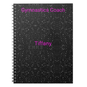 Custom Gymnastic Coach Notebook Notizblock