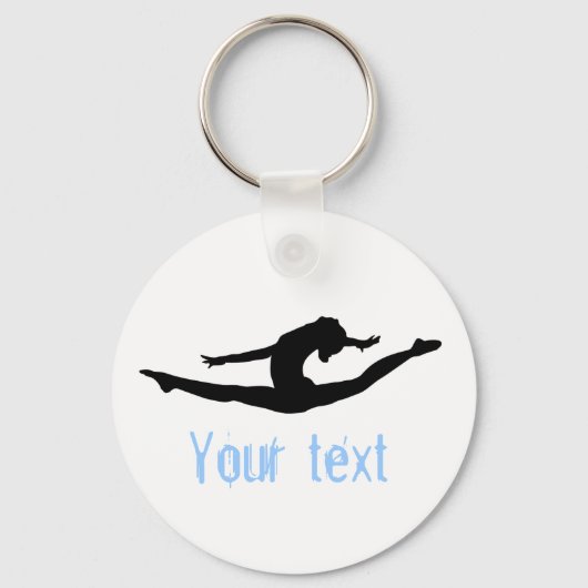 Custom Gymnastics Dance Cheer Keychains Schlüsselanhänger (Vorderseite)