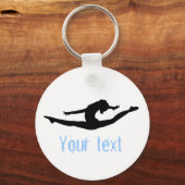 Custom Gymnastics Dance Cheer Keychains Schlüsselanhänger (Vorderseite)