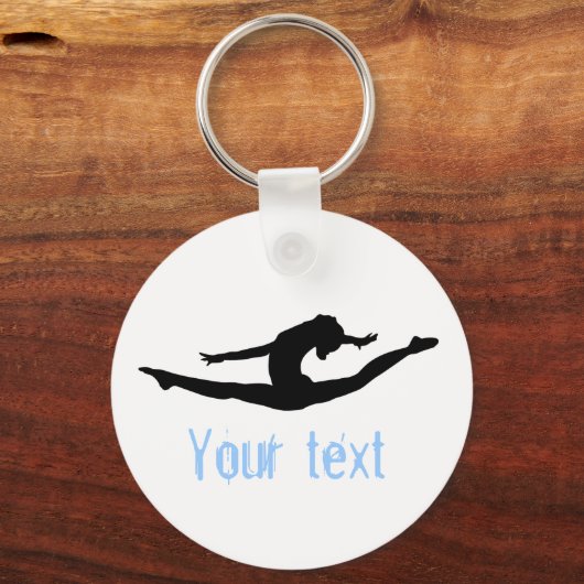 Custom Gymnastics Dance Cheer Keychains Schlüsselanhänger (Vorderseite)