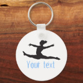 Custom Gymnastics Dance Cheer Schlüsselanhänger (Vorderseite)