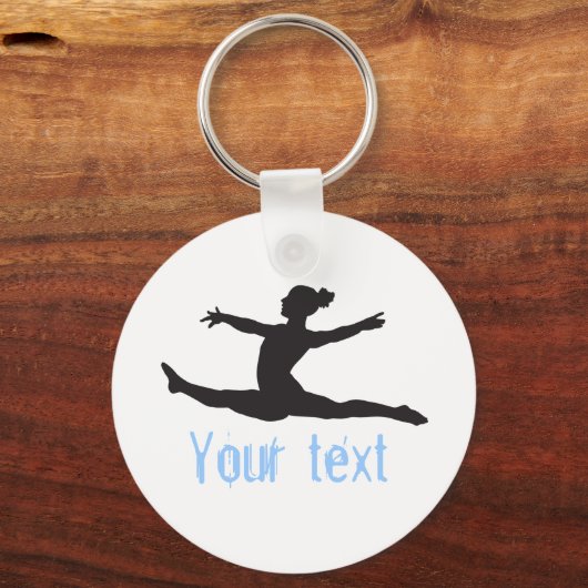 Custom Gymnastics Dance Cheer Schlüsselanhänger (Vorderseite)